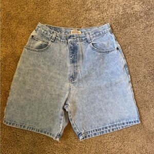 St. John's Bay Light Blue Denim Shorts